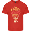Coffee Is Always a Good Idea Funny Mens Cotton T-Shirt Tee Top Red
