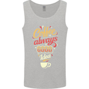 Coffee Is Always a Good Idea Funny Mens Vest Tank Top Sports Grey