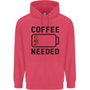 Coffee Needed Funny Addict Childrens Kids Hoodie Heliconia