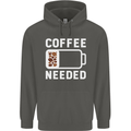 Coffee Needed Funny Addict Childrens Kids Hoodie Storm Grey