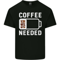 Coffee Needed Funny Addict Kids T-Shirt Childrens Black