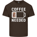 Coffee Needed Funny Addict Kids T-Shirt Childrens Chocolate