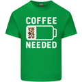 Coffee Needed Funny Addict Kids T-Shirt Childrens Irish Green
