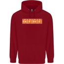 Coffee Periodic Table Chemistry Geek Funny Childrens Kids Hoodie Red