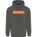 Coffee Periodic Table Chemistry Geek Funny Childrens Kids Hoodie Storm Grey