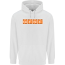 Coffee Periodic Table Chemistry Geek Funny Childrens Kids Hoodie White