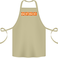 Coffee Periodic Table Chemistry Geek Funny Cotton Apron 100% Organic Khaki
