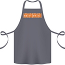 Coffee Periodic Table Chemistry Geek Funny Cotton Apron 100% Organic Steel