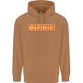 Coffee Periodic Table Chemistry Geek Funny Mens 80% Cotton Hoodie Caramel Latte