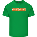 Coffee Periodic Table Chemistry Geek Funny Mens Cotton T-Shirt Tee Top Irish Green