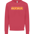 Coffee Periodic Table Chemistry Geek Funny Mens Sweatshirt Jumper Heliconia