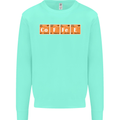 Coffee Periodic Table Chemistry Geek Funny Mens Sweatshirt Jumper Peppermint