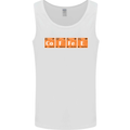 Coffee Periodic Table Chemistry Geek Funny Mens Vest Tank Top White