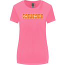 Coffee Periodic Table Chemistry Geek Funny Womens Wider Cut T-Shirt Azalea