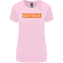 Coffee Periodic Table Chemistry Geek Funny Womens Wider Cut T-Shirt Light Pink