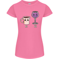 Coffee am Wine pm Funny Alcohol Prosecco Womens Petite Cut T-Shirt Azalea