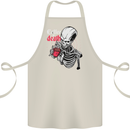 Coffee or Death Skull Cotton Apron 100% Organic Natural