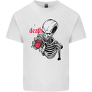 Coffee or Death Skull Kids T-Shirt Childrens White