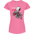Coffee or Death Skull Womens Petite Cut T-Shirt Azalea