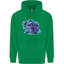 Cololurful Leopard Wild Cat Panther Childrens Kids Hoodie Irish Green