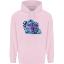 Cololurful Leopard Wild Cat Panther Childrens Kids Hoodie Light Pink