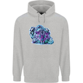 Cololurful Leopard Wild Cat Panther Childrens Kids Hoodie Sports Grey