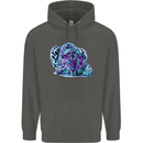 Cololurful Leopard Wild Cat Panther Childrens Kids Hoodie Storm Grey