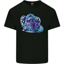 Cololurful Leopard Wild Cat Panther Kids T-Shirt Childrens Black