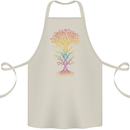 Colourful DNA Tree Biology Science Cotton Apron 100% Organic Natural