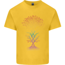 Colourful DNA Tree Biology Science Kids T-Shirt Childrens Yellow