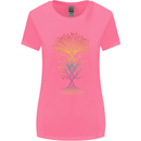 Colourful DNA Tree Biology Science Womens Wider Cut T-Shirt Azalea
