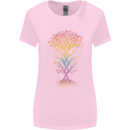 Colourful DNA Tree Biology Science Womens Wider Cut T-Shirt Light Pink