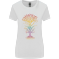 Colourful DNA Tree Biology Science Womens Wider Cut T-Shirt White