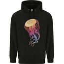 Colourful Jellyfish Ocean Life Childrens Kids Hoodie Black