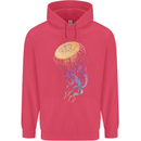 Colourful Jellyfish Ocean Life Childrens Kids Hoodie Heliconia