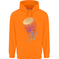 Colourful Jellyfish Ocean Life Childrens Kids Hoodie Orange
