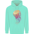 Colourful Jellyfish Ocean Life Childrens Kids Hoodie Peppermint