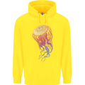 Colourful Jellyfish Ocean Life Childrens Kids Hoodie Yellow