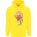 Colourful Jellyfish Ocean Life Childrens Kids Hoodie Yellow