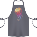 Colourful Jellyfish Ocean Life Cotton Apron 100% Organic Steel