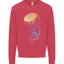 Colourful Jellyfish Ocean Life Kids Sweatshirt Jumper Heliconia