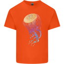 Colourful Jellyfish Ocean Life Kids T-Shirt Childrens Orange