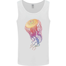 Colourful Jellyfish Ocean Life Mens Vest Tank Top White