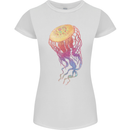 Colourful Jellyfish Ocean Life Womens Petite Cut T-Shirt White