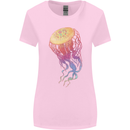 Colourful Jellyfish Ocean Life Womens Wider Cut T-Shirt Light Pink