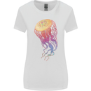 Colourful Jellyfish Ocean Life Womens Wider Cut T-Shirt White