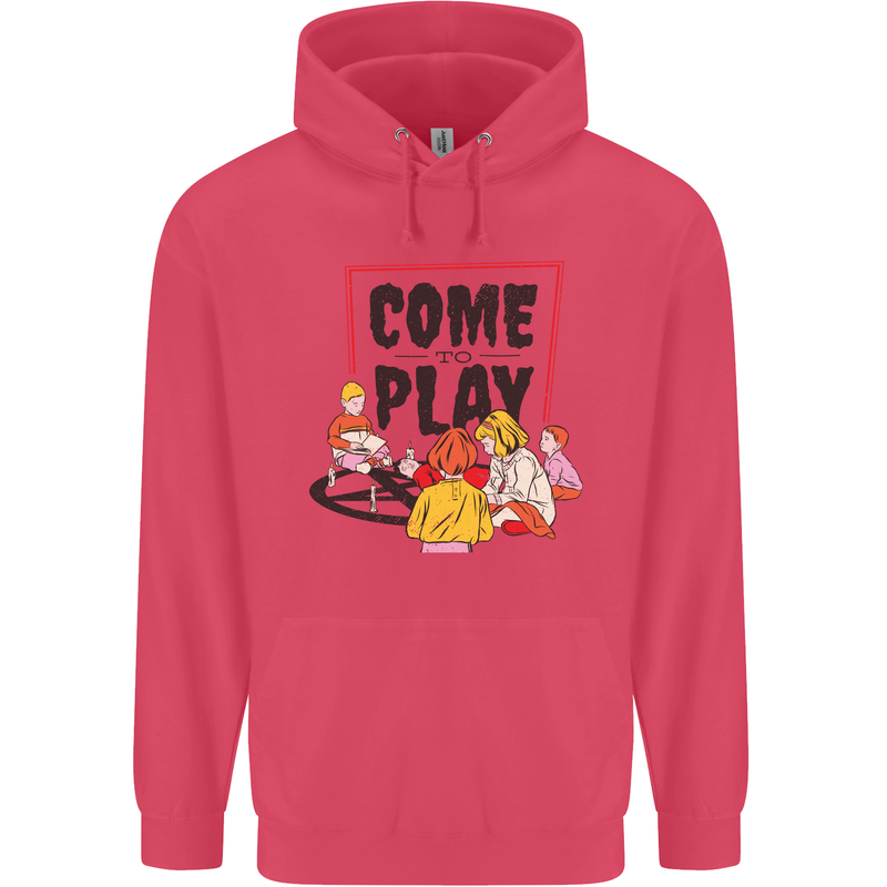 Come to Play Lets Summon Demons Ouija Board Childrens Kids Hoodie Heliconia