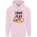 Come to Play Lets Summon Demons Ouija Board Childrens Kids Hoodie Light Pink