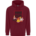Come to Play Lets Summon Demons Ouija Board Childrens Kids Hoodie Maroon