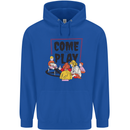 Come to Play Lets Summon Demons Ouija Board Childrens Kids Hoodie Royal Blue